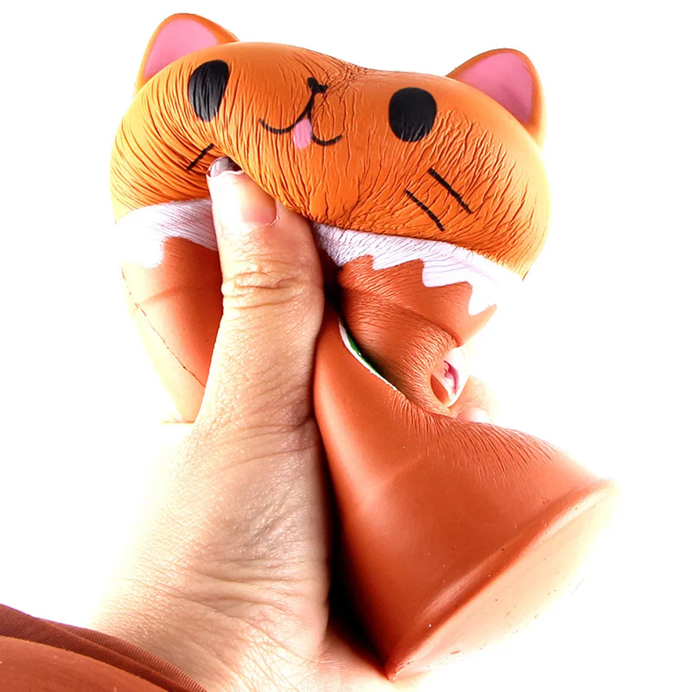 Детская игрушка с чашкой кофе Ароматизированная кошечка медленно поднимающаяся
