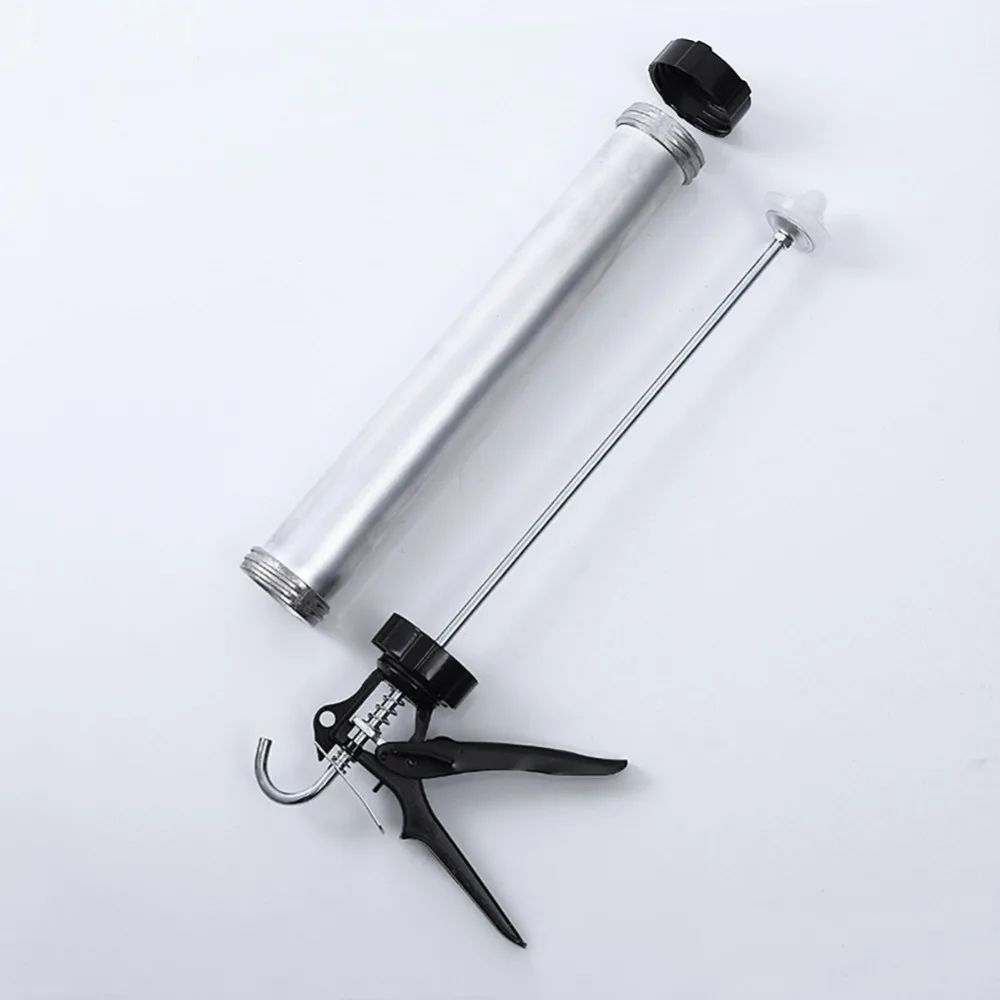 Однотрубный алюминиевый сплав структура пистолет для клея силиконовая соска мягкий пистолет для уплотнения соединения пистолет