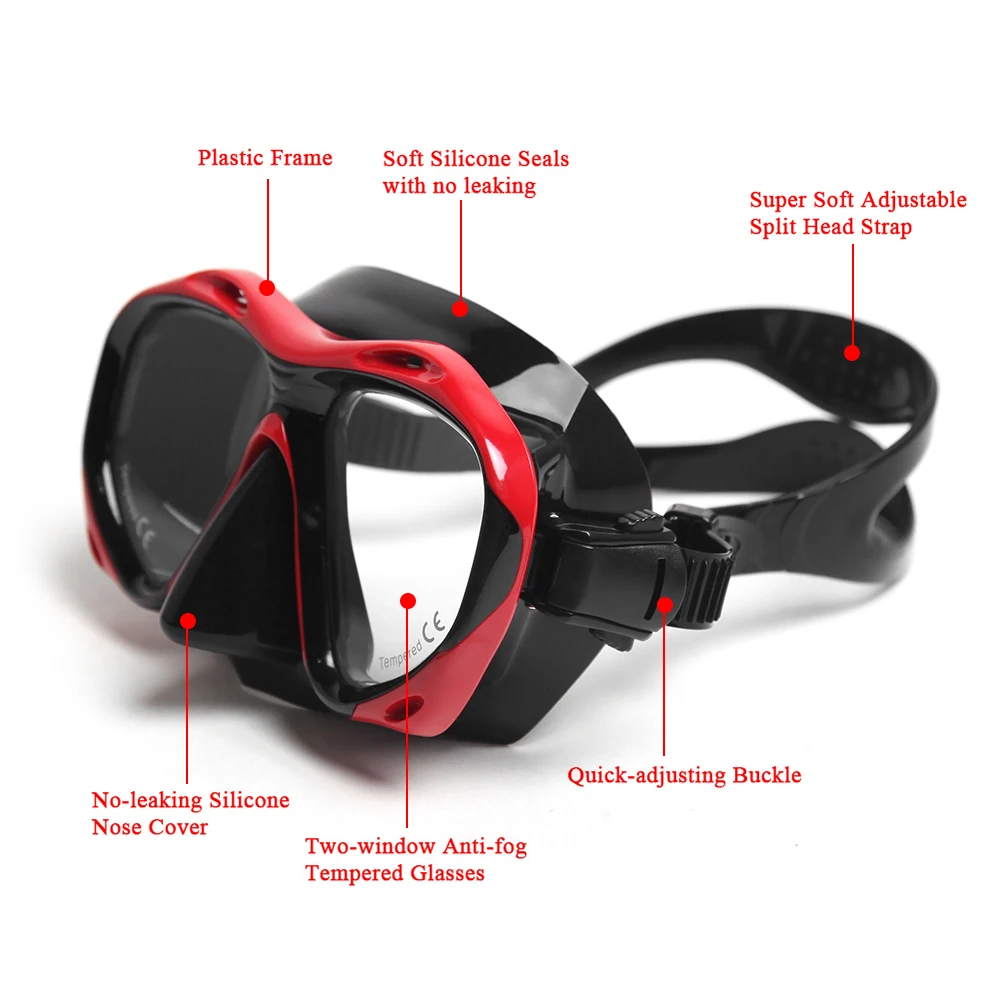 Brand Professional Silicone Gear Scuba Diving Mask Equipment Snorkel Adults Anti-Fog UV Waterproof Swim/Dive Glasses Men Women swimming goggles,snorkeling diving mask,diving mask,diving goggles