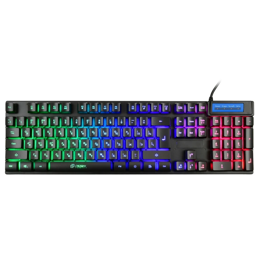 Клавиатура OKLICK 760G GENESIS, черный