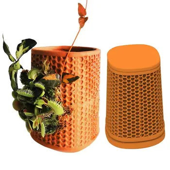 

Automatic Watering Planter Ceramic Succulent Herb Honeycomb Shape Flower Pot a flower pot plant pot macetas flower pot planter
