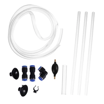 

3PCS/Set Fish Tank Cleaner Siphon Gravel Cleaner Aquarium Water Changer