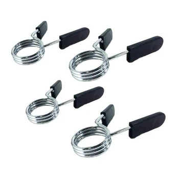 

2 Pair 50 mm Dumbbell Spring Collars Exercise Collar Barbell Clip Clamps for Weight Bar Dumbbells Gym Fitness Training