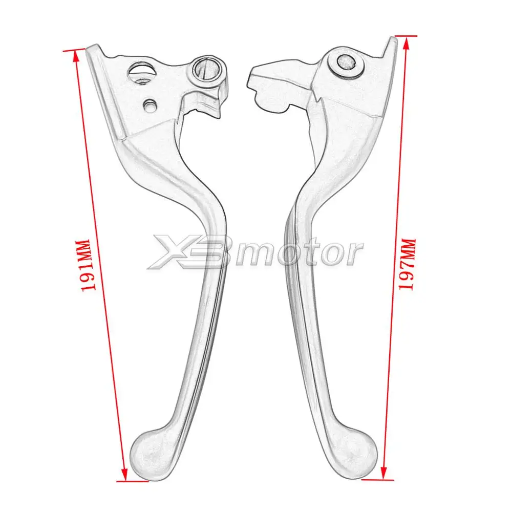 1 пара мотоцикла тормозной рычаг сцепления для Harley Touring Road King Street Glide 2008-2013 FLHT FLHR Classic FLHRC FLHX