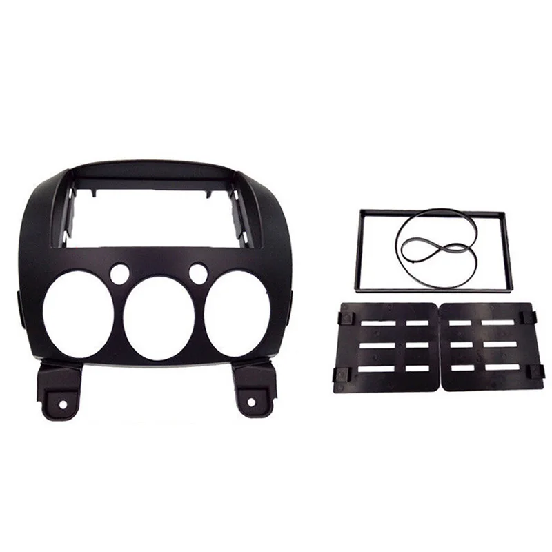 2 Din DVD стерео панель фасции для MAZDA 2 Demio 2007+ фасции радио приборная панель 178X102 м