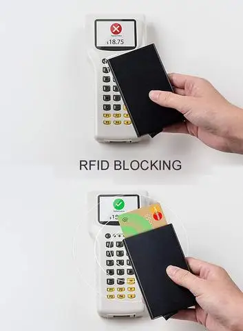 RFID blocking demonstration