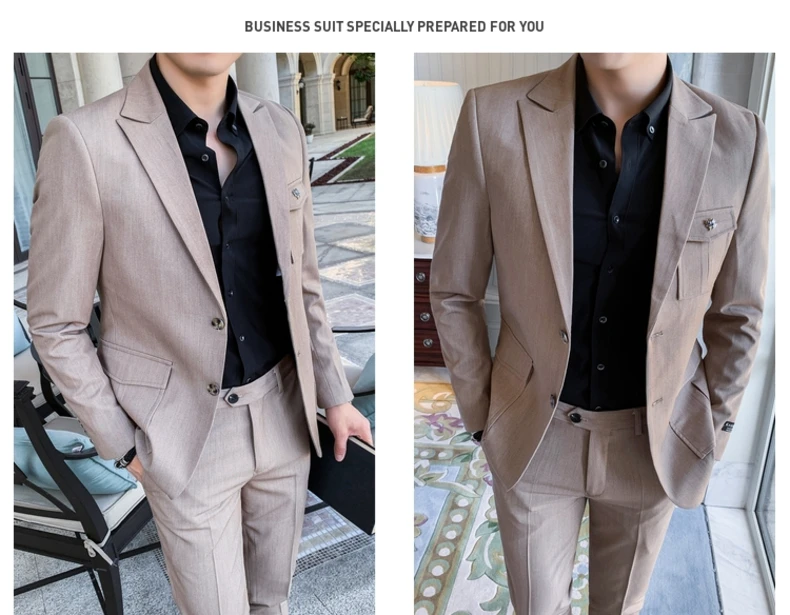 Vestidos De Novia блейзеры мужской костюм Slim Fit бизнес Veste Homme костюм Мужская офисная Куртка Блейзер Masculino