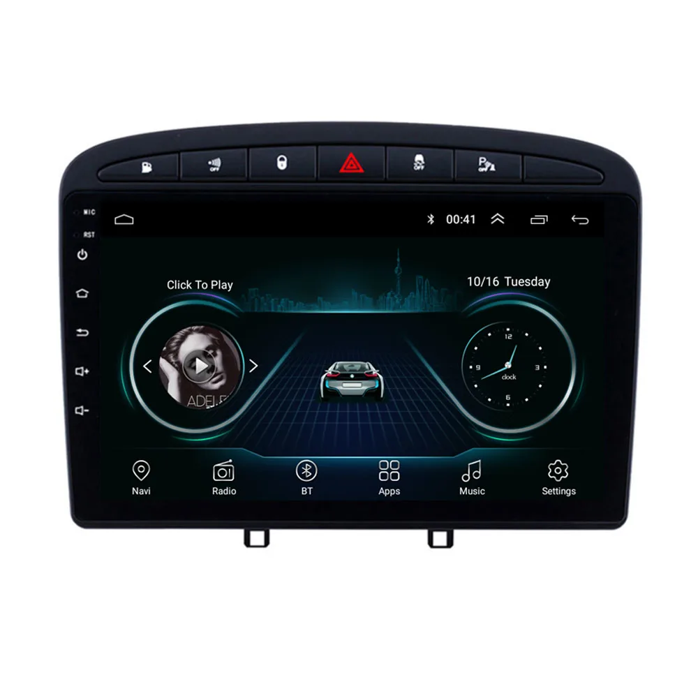 Мультимедийный проигрыватель для Peugeot 408 4G LTE Android 10 1 мультимедийный 308 308SW DVD-плеер