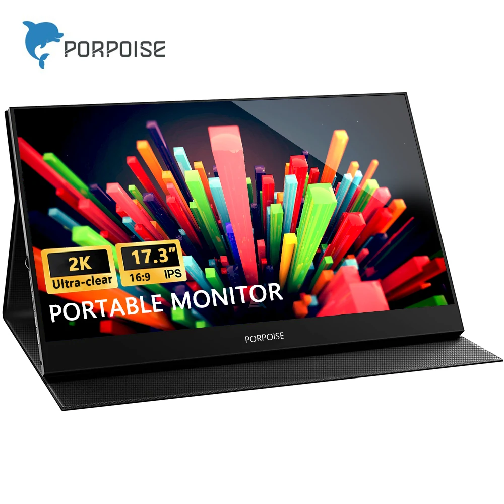 Portable Monitor 2k 17.3'' Ultra-clear 2560x1440 Laptop Monitor Usb C ...