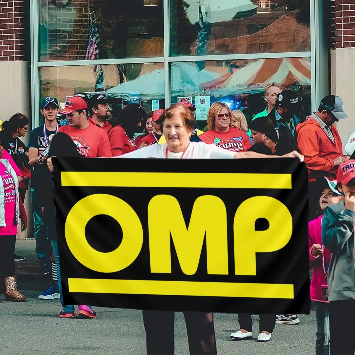 Новый Omp Seat Racing Accessori Kart E Rally Logo унисекс брендовый флаг всех размеров | Дом и сад