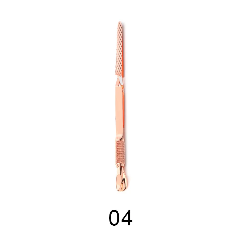 Nail Action нержавеющая сталь tweezers Cross Nail стильная клипса инструменты для маникюра формирующий Пинцет акриловый УФ гель кривая фиксированная Щепка - Цвет: 04
