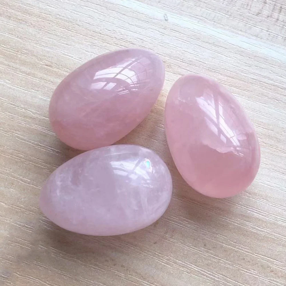 Набор яиц из Кегеля с различными натуральными кристаллами для подтяжки