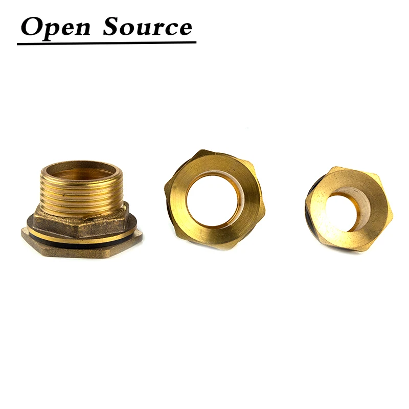 Copper Water Tank Connector 1/2" 3/4" 1" Male Brass Pipe Single Loose Key Swivel Fittings Nut Jointer pipe fitting water pipe fitting hose pipe fitting