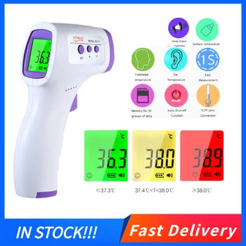 

Non-contact IR Forehead Thermometers Infrared termometro Infravermelh ldigital Measurement Temperature Gun Tools LCD Backlight