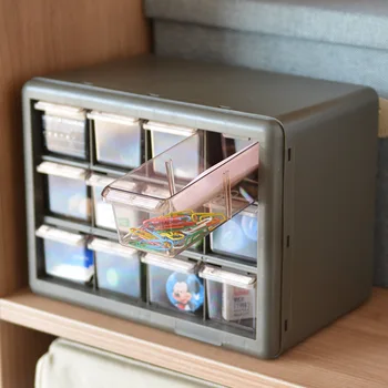 

Office Desktop Storage Box Plastic Drawer Space Saver Organizer For Skin Care Products Jewelry Makeup Tools Stationery