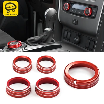 

CarManGo Car Accessories Center Console Multi Media Switch Knob Circle Ring Frame Trim Cover for Nissan Patrol Y62 2010-2019