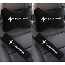 Автомобильные подушки для шеи 4 шт./лот, короткие плюшевые мягкие чехлы на подголовник автомобильного ремня безопасности для FORD MUSTANG, аксессуары для автомобильного интерьера Автомобильные подушки для шеи 4 шт./лот, короткие плюшевые мягкие чехлы на подголовник автомобильного ремня безопасности для FORD MUSTANG, аксессуары для автомобильного интерьера