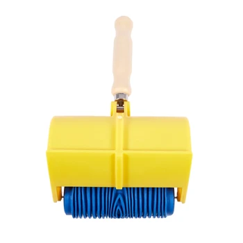 

DSHA 5 Inch Roller Brush Yellow Tool Wall Decoration Paint Coating Machine