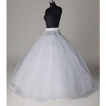 

Bride Wedding Boneless Dress Skirt Support Petticoat 8-layers Yarn Luxury Big Swing Cosplay Prom Slip Skirts