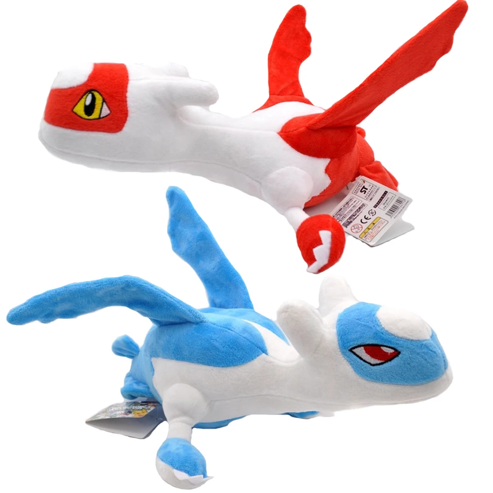 1" 30 см 2 шт./лот аниме Latias Latios плюшевые игрушки мягкие животные куклы Отличный Рождественский подарок на день рождения для детей взрослых S04#43