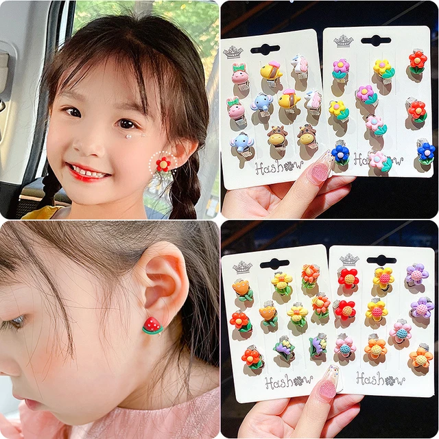 Share more than 90 girls clip on earrings best esthdonghoadian