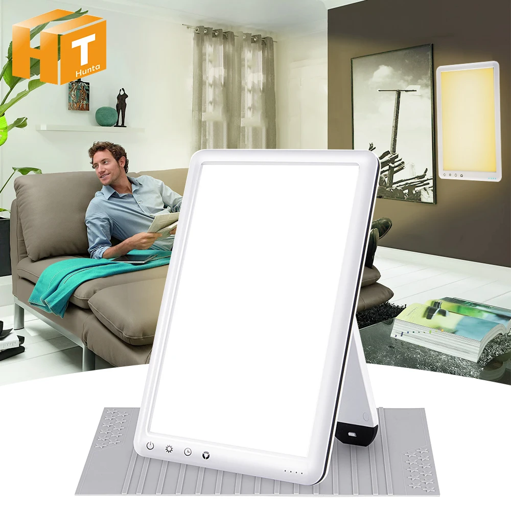 SAD Therapy Lamp Brightness adjustable Phototherapy Bionic Solar Light UV-Free 10000 Lux Therapy Light Timeable For Home/Office