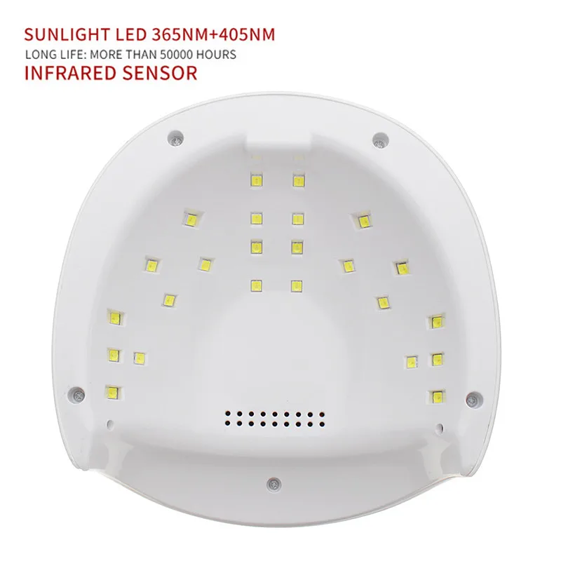 SUN4S Plus светодиодный Сушилка для ногтей 48 Вт УФ светодиодный светильник для ногтей лампа для сушки гель-лака с нижней 30 s/60 s/90 s/120 s таймер лампа для сушки ногтей