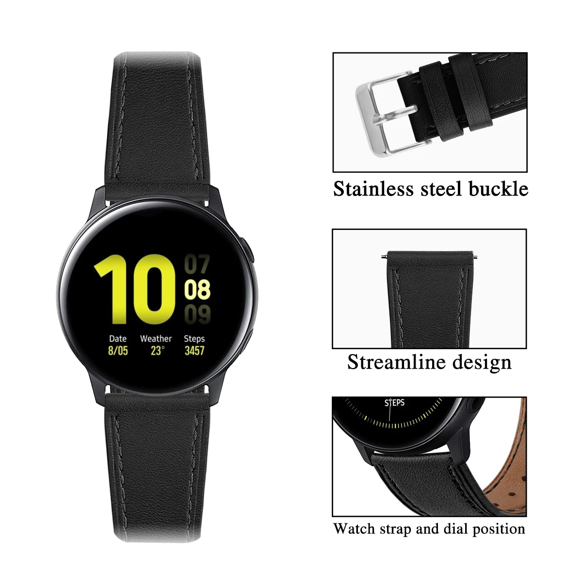 Leather Strap For Xiaomi Mi Watch Color Band 22mm Top Layer Genuine Leather Watchbands Soft Watch Strap Replacement Bracelet Leather Strap For Xiaomi Mi Watch Color Band 22mm Top Layer Genuine Leather Watchbands Soft Watch Strap Replacement Bracelet