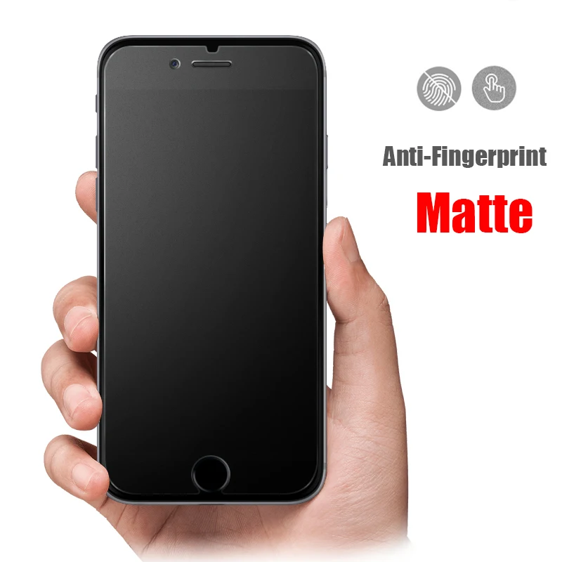 Матовое закаленное стекло для iPhone 6 S 7 8 Plus SE 2020 защита экрана 9H Защитное s iPone Plus|glass