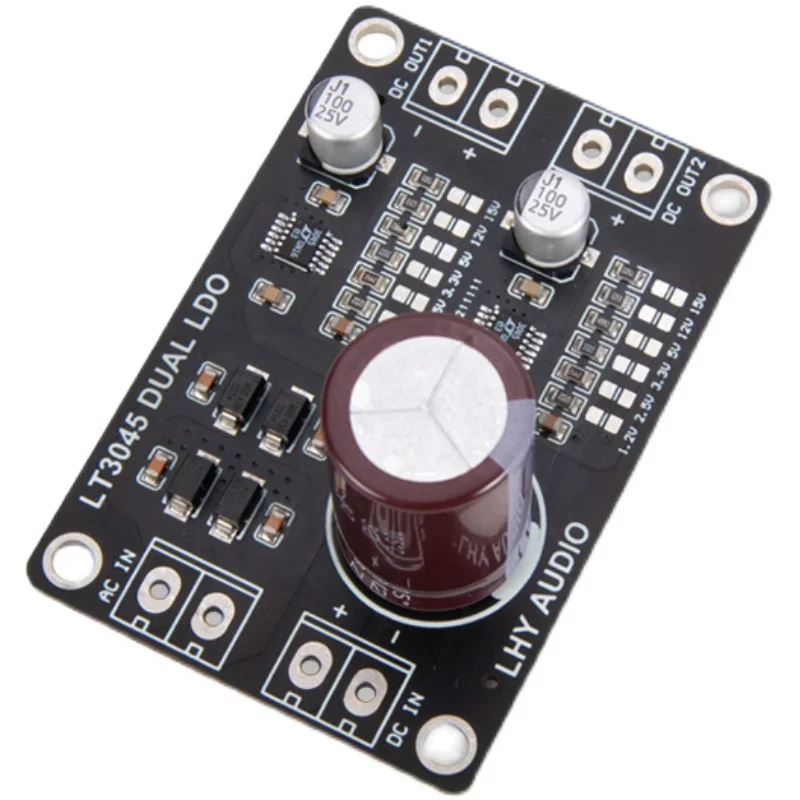 LT3045 dual positive voltage DC power supply, low noise, high precision linear regulator upgrade DAC 4