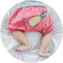 Mini Babe City/детская одежда; летние детские шорты; тонкие детские брюки с рисунком; модные брюки для младенцев
