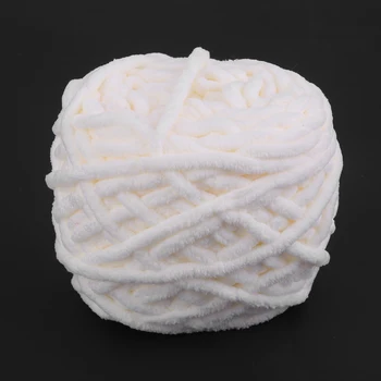 

Eco-Friendly DIY Home Scarf Sweater Towel Thick Yarn Knitting Yarn Ball Soft Hand-Knitted Wool Ball White 24 colors Available