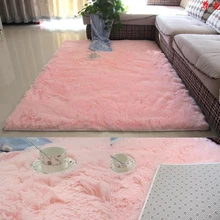 Утолщенная прикроватная кровать ковер ленивая принцесса спальня покрыта прекрасный мохнатый Европейский диван коврики