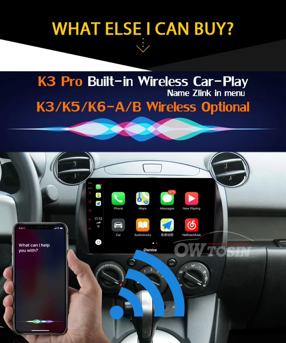 Top 360°Panoramic Android 9.0 8Core 4+64G GPS Navigation Radio CarPlay SPDIF DSP Car Multimedia Player for Mazda2 Mazda 2 2007-2014 32