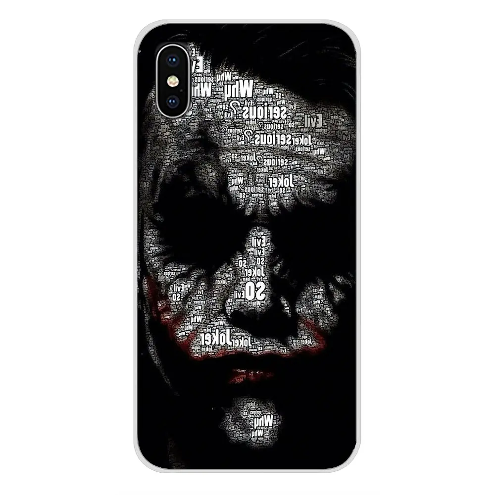 Для Apple IPhone X XR XS 11Pro MAX 4S 5s 5C SE 6S 7 8 Plus ipod touch 5 6 прозрачный чехол из искусственной кожи ужас фильм Джокер Почему так много