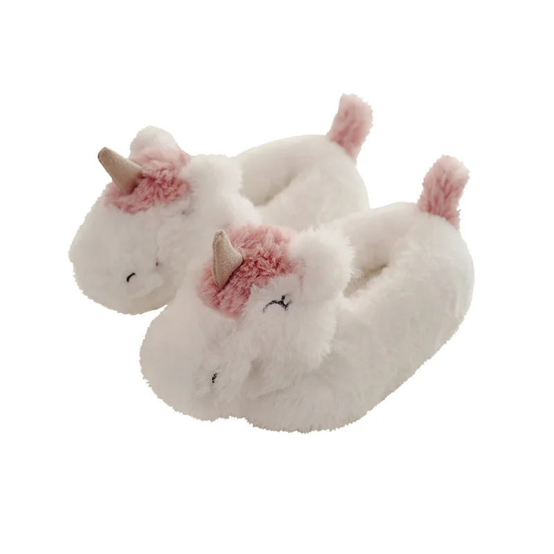 Kids-Children-Unicorn-Slippers-Rabbit-White-fur-Slippers-for-Boys-Cartoon-Baby-Home-Shoes-Kids-Unicorn (4)