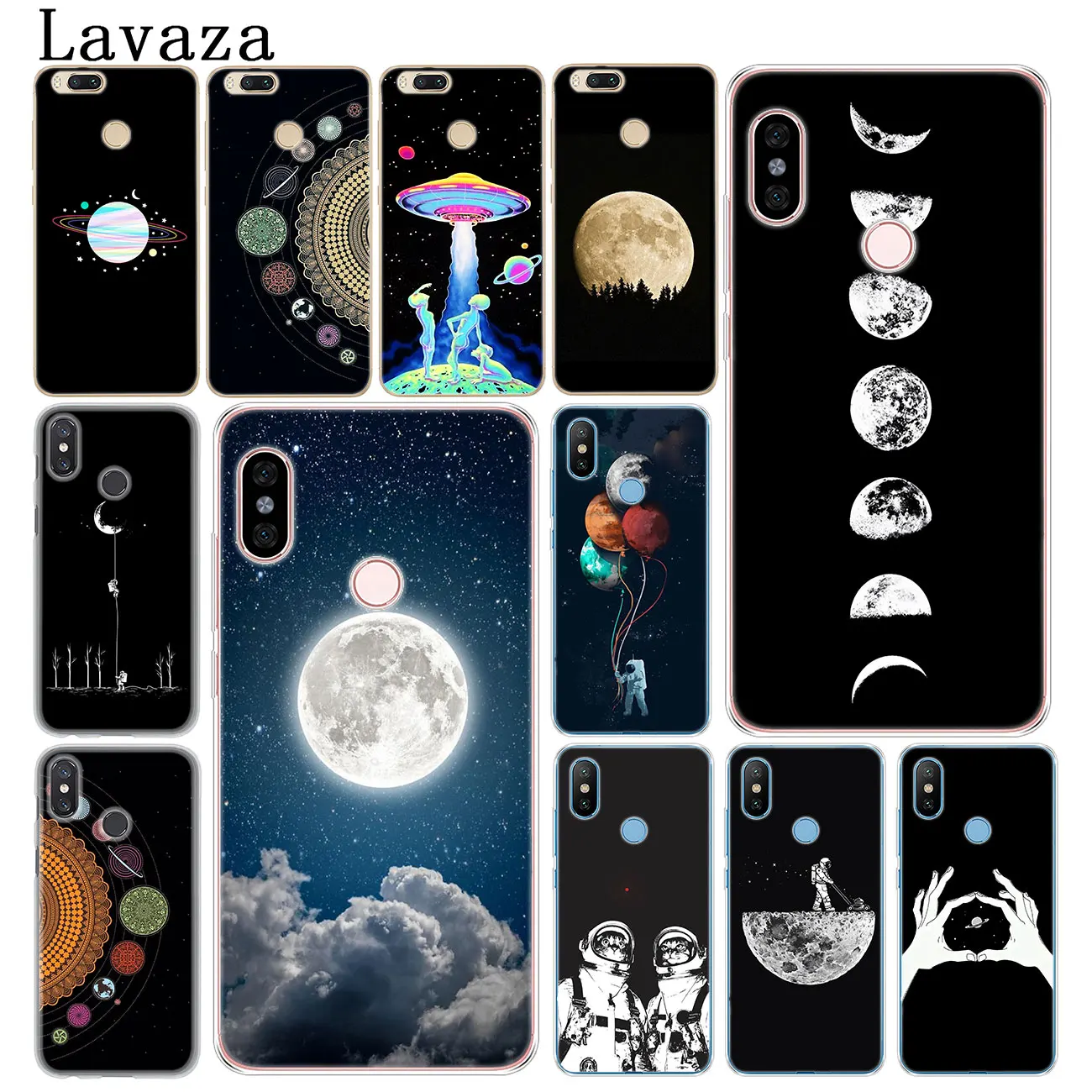 Чехол для телефона Lavaza Space Love Moon Astronaut Cat Xiaomi Redmi K20 Pro 8A 7A 5A 6A 4A Note 8 7 5 4 4X6 Pro|Бамперы| |