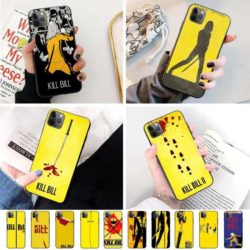 Мягкий резиновый чехол для телефона Kill Bill Movie Drawing IphoneX XS 11 11Pro 5 5s SE 6 6s Plus 7 8 2020 |
