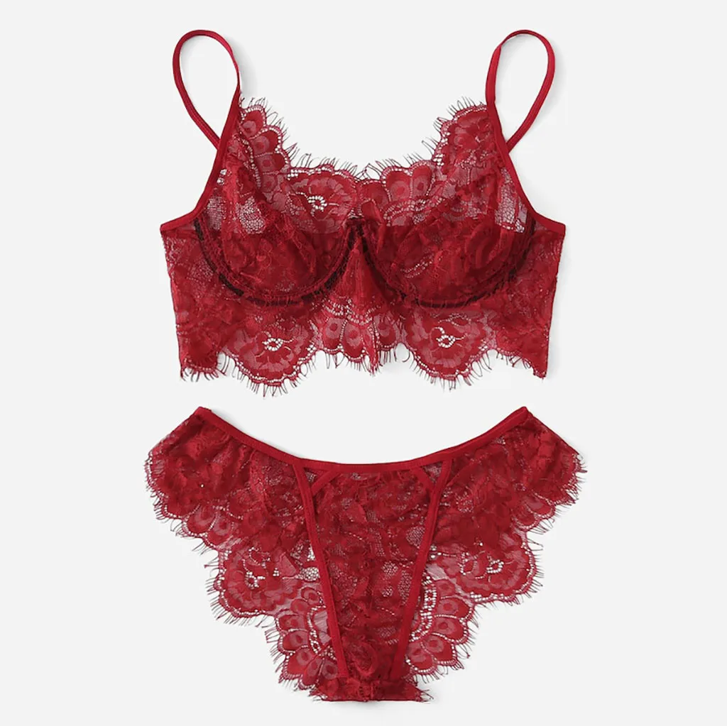 Fashion Beachwear Women's Bra Set Classic Style Solid Colorful Ladies Lingerie Beach Underwear G-String Planty Bra And Panty Set