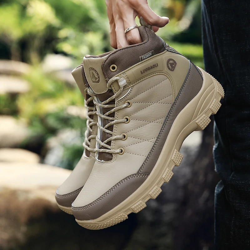 New Men Boots Winter/Autumn High Quality Outdoor Boots Men Winter Work Shoes Sneakers Men Footwear Fashion Ankle Boots