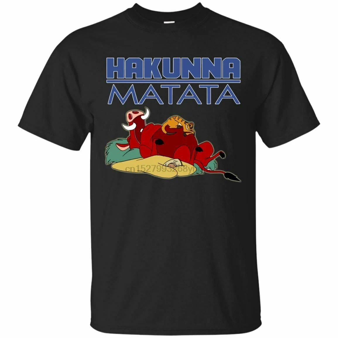 Милый Simba, Pumba Тимон, Король Лев, рубашка Hakunna Matata No Worrries Quote