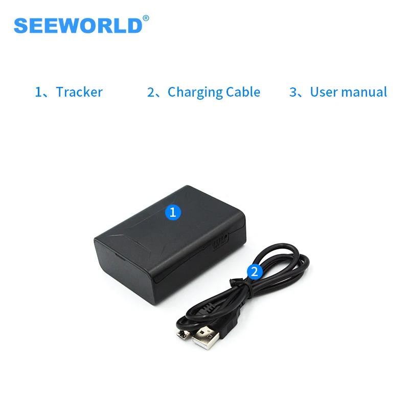 S15 SEEWORLD gps tracker wireless built in battery and