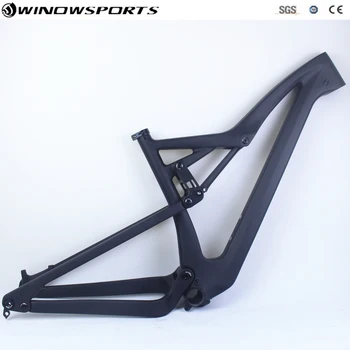 

29er Boost Full Suspension Carbon Mountain Frameset carbon thru Axle 148*12 mtb frame disc frame size 15.5/17.5/19/21 inch