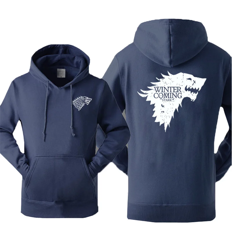 

Game of Thrones Hoodies 2019 Spring Autumn Sweatshirts Winter is Coming Men Clothes Casual Male Tracksuit High Quality Pullover