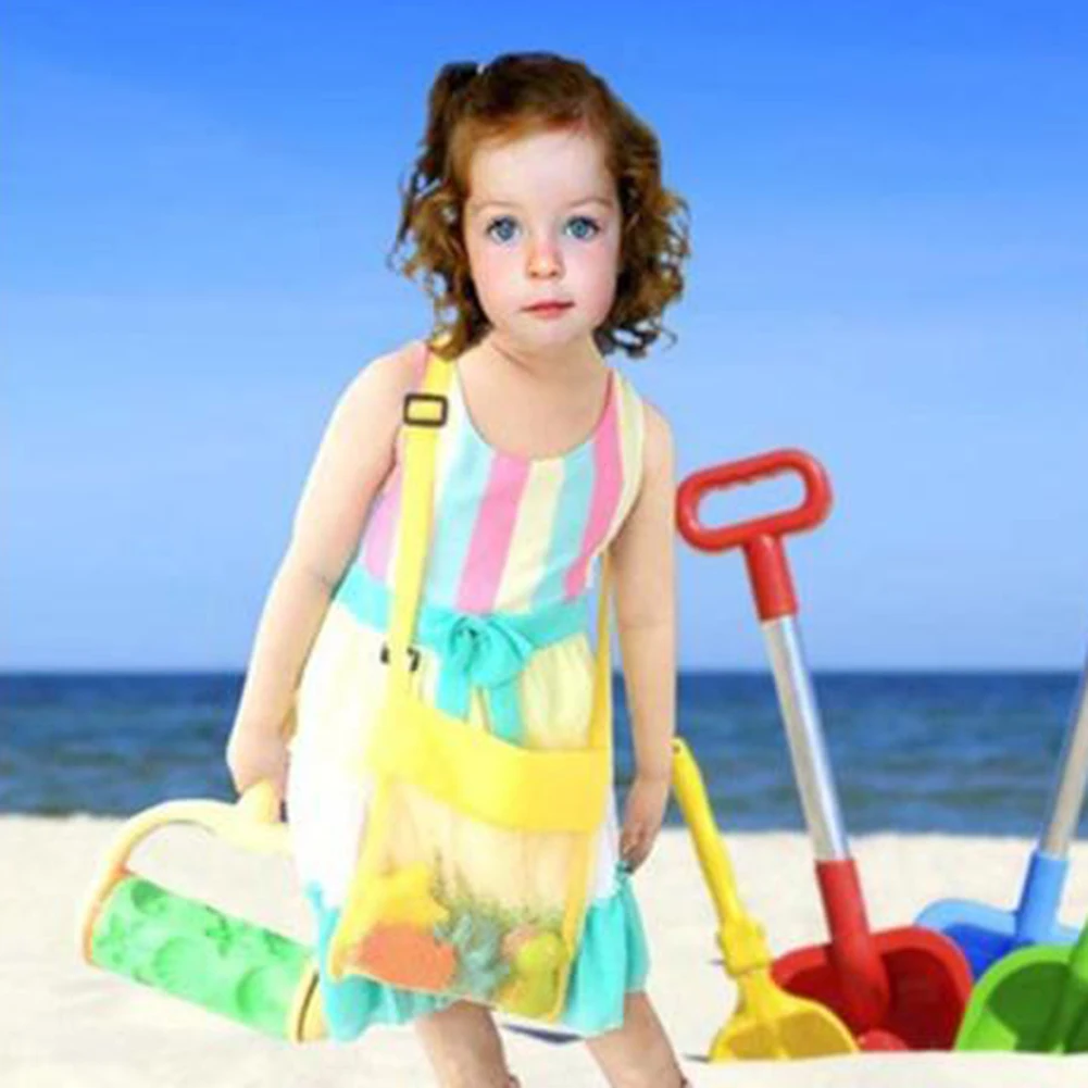 Lightweight Mesh Bag Big Capability Women Messerger Bags Toy Tool Storage Collection Pouch Tote Mom Kids Baby Beach Bag