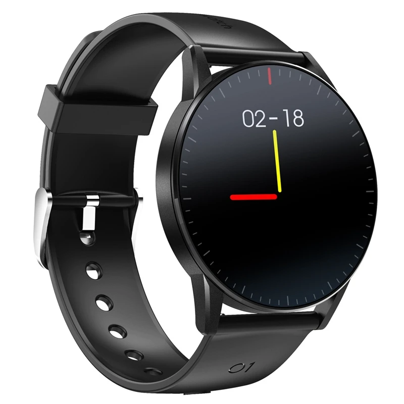 FULL-QS09 Smart Watch IP67 Waterproof Heart Rate Sleep Monitoring Fitness Tracker Music Control Sports HD Full Press Screen