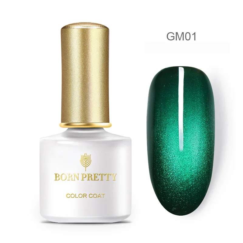 BP-GM01 BORN PRETTY гламурный УФ Магнитный Гель-лак для ногтей Soak Off Гель-лак для ногтей на черной основе 6 мл - Цвет: BP-GM01