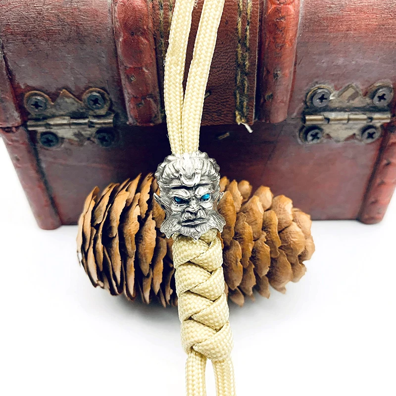 brass monkey king beads pendant (10)