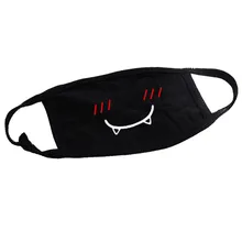 10 шт. удобная теплая хлопковая маска для лица Пыленепроницаемая маска для рта с рисунком из мультфильма для защиты от зимнего загрязнения воздуха многоразовая эластичная