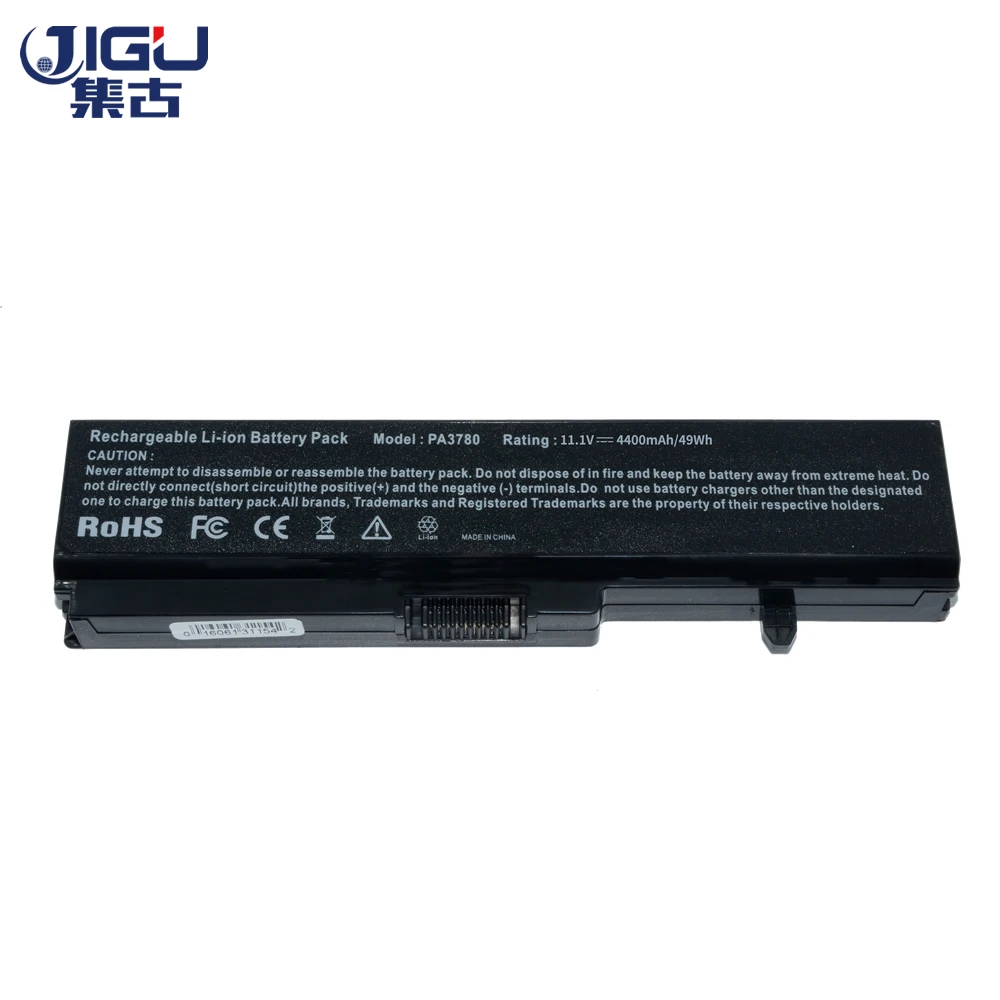 JIGU 6 ячеек Аккумулятор для ноутбука A000062460 PA3780 PABAS21 Toshiba Portege T130 Satellite T110D T135 Pro T110 Series